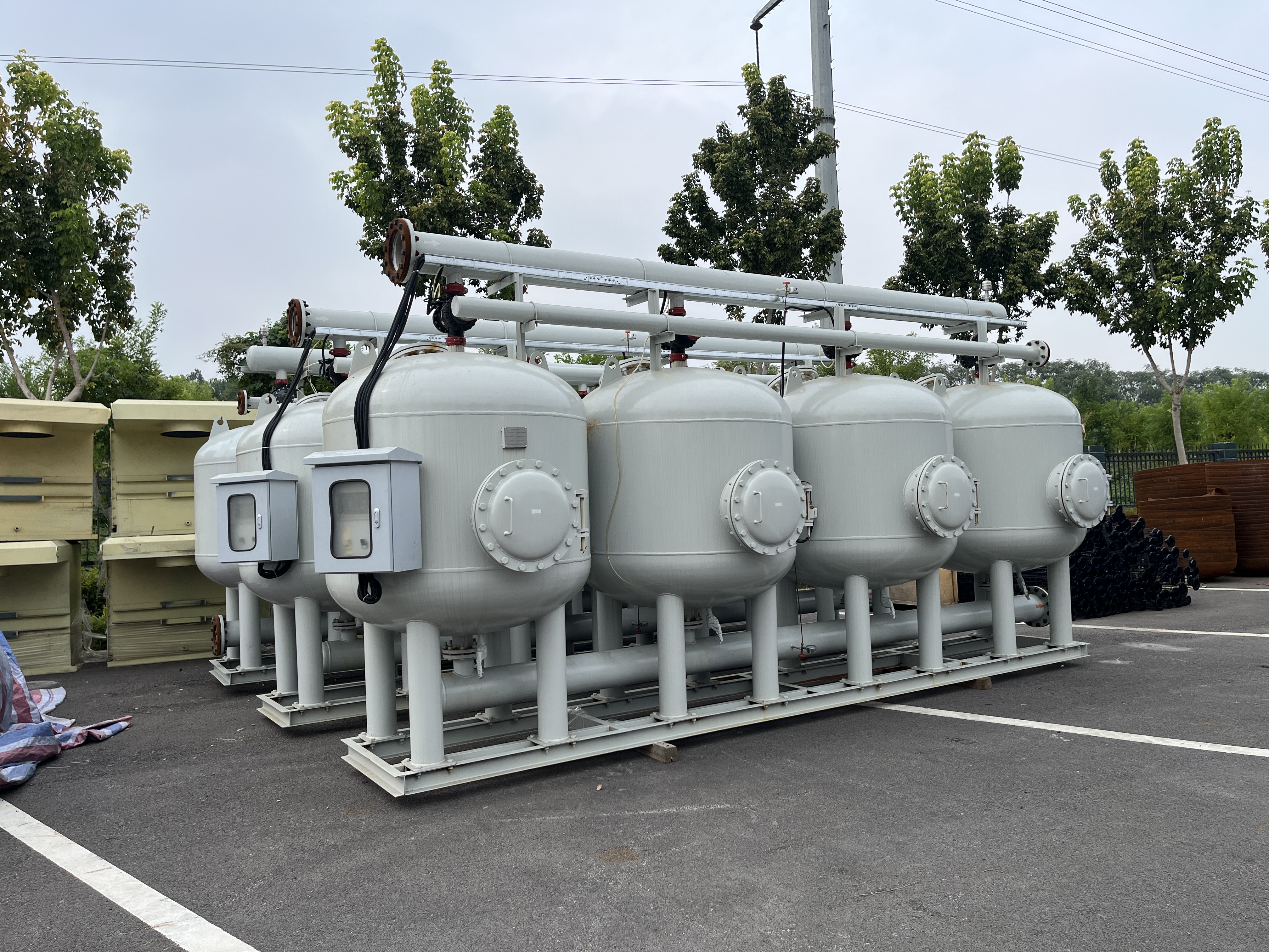 回转窑散点水系统用浅层砂过滤器