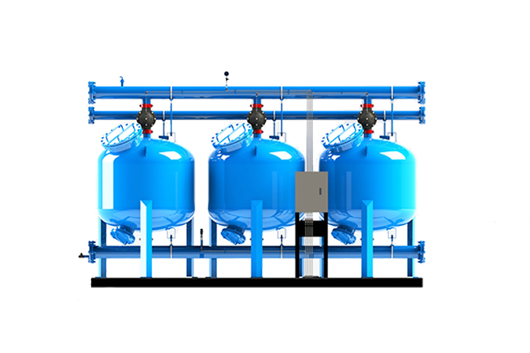 三罐并联全自动浅层沙过滤器